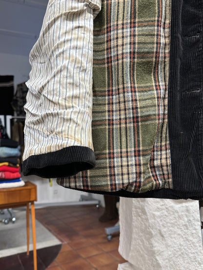 50's 60's 50年代 60年代 Hunting Jacket Made in France French vintage フレンチヴィンテージ Toto Praha 古着屋 プラハ Prague Vintage store Vintage clothing ハンティングジャケット フレンチワーク フランス買い付け 古着 ユーロ古着 ヨーロッパ古着 フランス古着 古着卸 Black corduroy コーデュロイ 黒