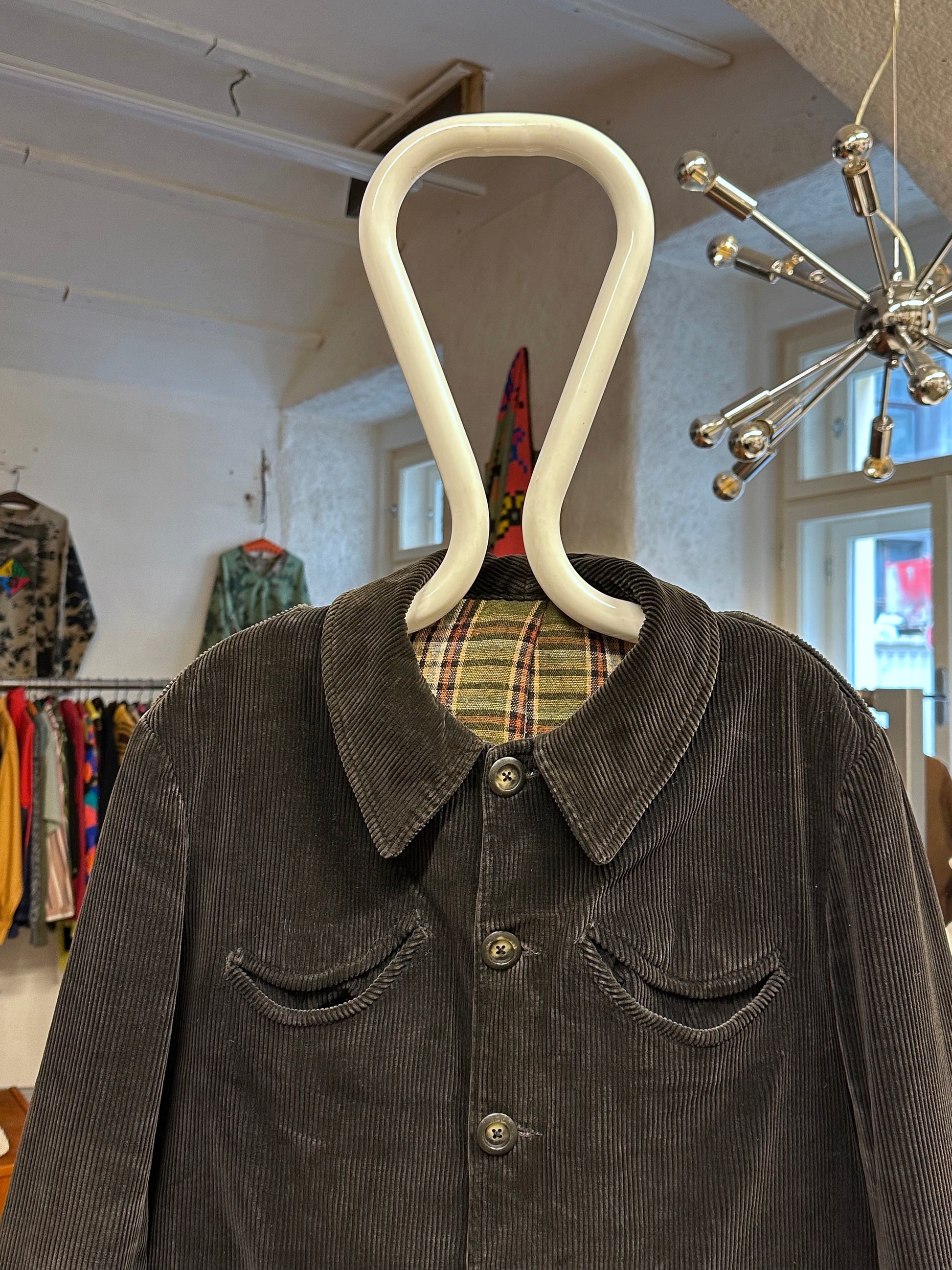 50's 60's 50年代 60年代 Hunting Jacket Made in France French vintage フレンチヴィンテージ Toto Praha 古着屋 プラハ Prague Vintage store Vintage clothing ハンティングジャケット フレンチワーク フランス買い付け 古着 ユーロ古着 ヨーロッパ古着 フランス古着 古着卸 Black corduroy コーデュロイ 黒