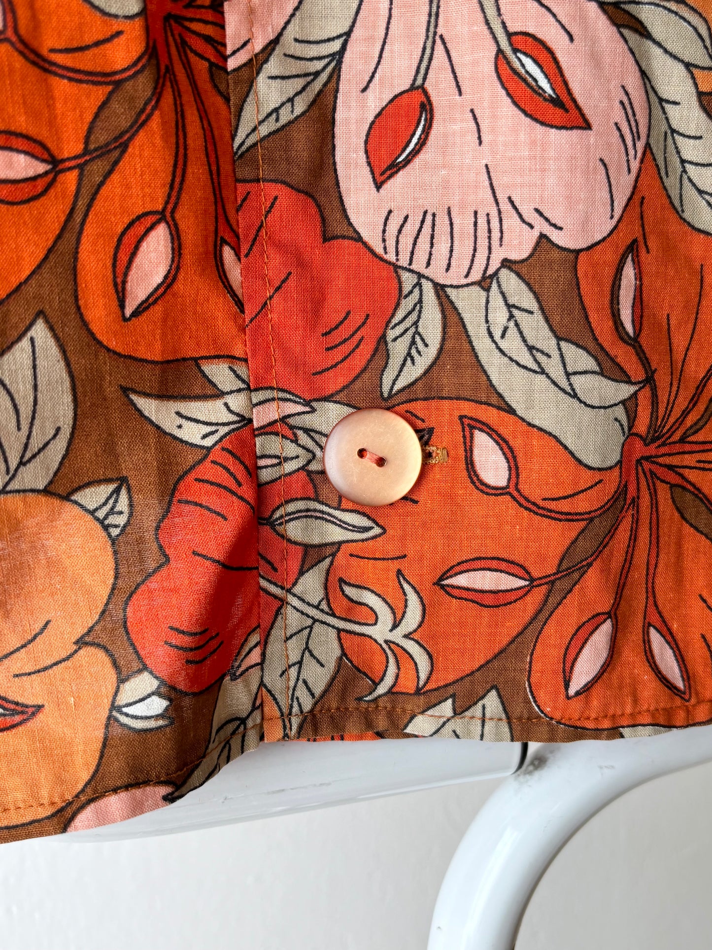 energetic flower shirt jacket