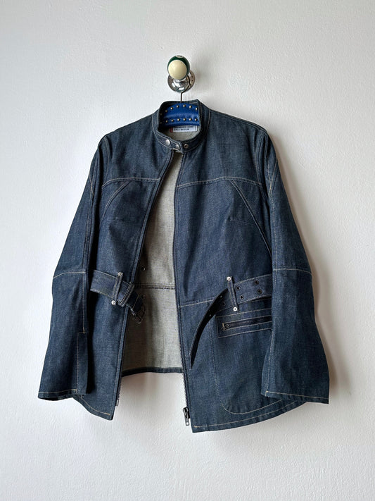 Levi's Engineered Jeans Denim Jkt リーバイス エンジニアード デニム ジャケット 立体裁断 Toto Praha Vintage clothing shop Antique shop 古着屋 プラハ Showroom appointment Prague ユーロ古着 ヨーロッパ古着 古着卸 ヴィンテージ
