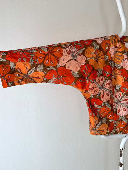 energetic flower shirt jacket