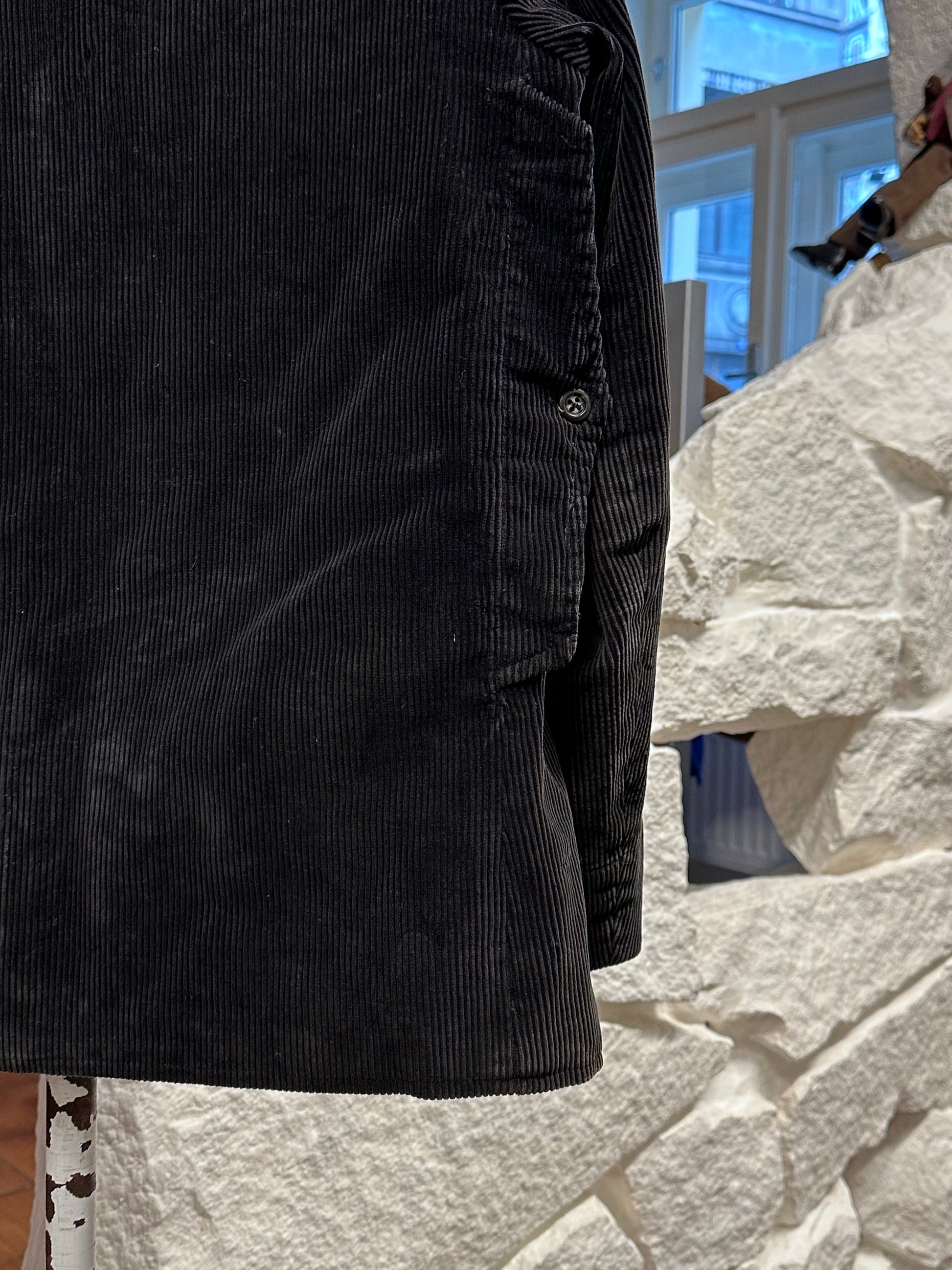 50's 60's 50年代 60年代 Hunting Jacket Made in France French vintage フレンチヴィンテージ Toto Praha 古着屋 プラハ Prague Vintage store Vintage clothing ハンティングジャケット フレンチワーク フランス買い付け 古着 ユーロ古着 ヨーロッパ古着 フランス古着 古着卸 Black corduroy コーデュロイ 黒