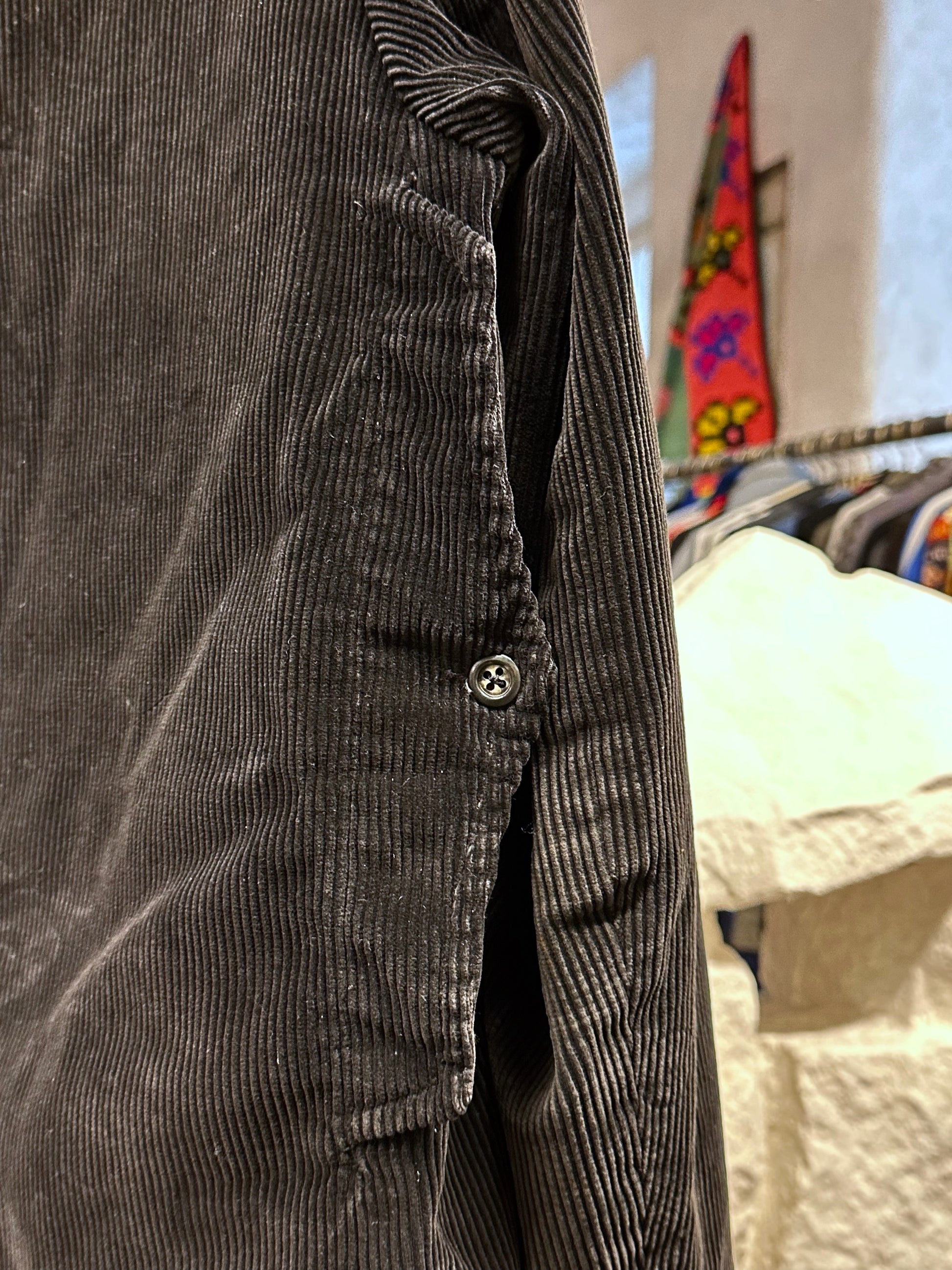 50's 60's 50年代 60年代 Hunting Jacket Made in France French vintage フレンチヴィンテージ Toto Praha 古着屋 プラハ Prague Vintage store Vintage clothing ハンティングジャケット フレンチワーク フランス買い付け 古着 ユーロ古着 ヨーロッパ古着 フランス古着 古着卸 Black corduroy コーデュロイ 黒