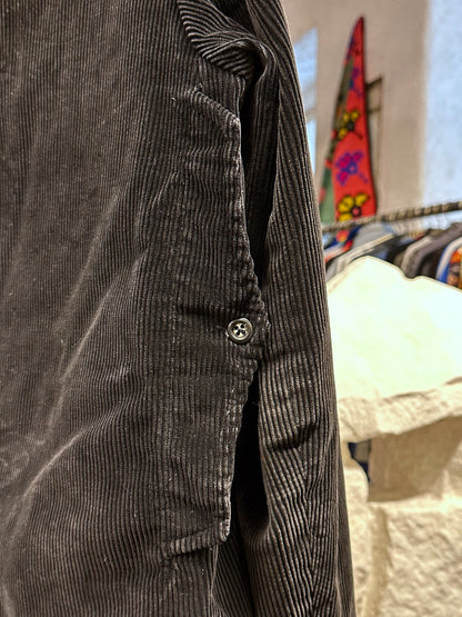 50's 60's 50年代 60年代 Hunting Jacket Made in France French vintage フレンチヴィンテージ Toto Praha 古着屋 プラハ Prague Vintage store Vintage clothing ハンティングジャケット フレンチワーク フランス買い付け 古着 ユーロ古着 ヨーロッパ古着 フランス古着 古着卸 Black corduroy コーデュロイ 黒