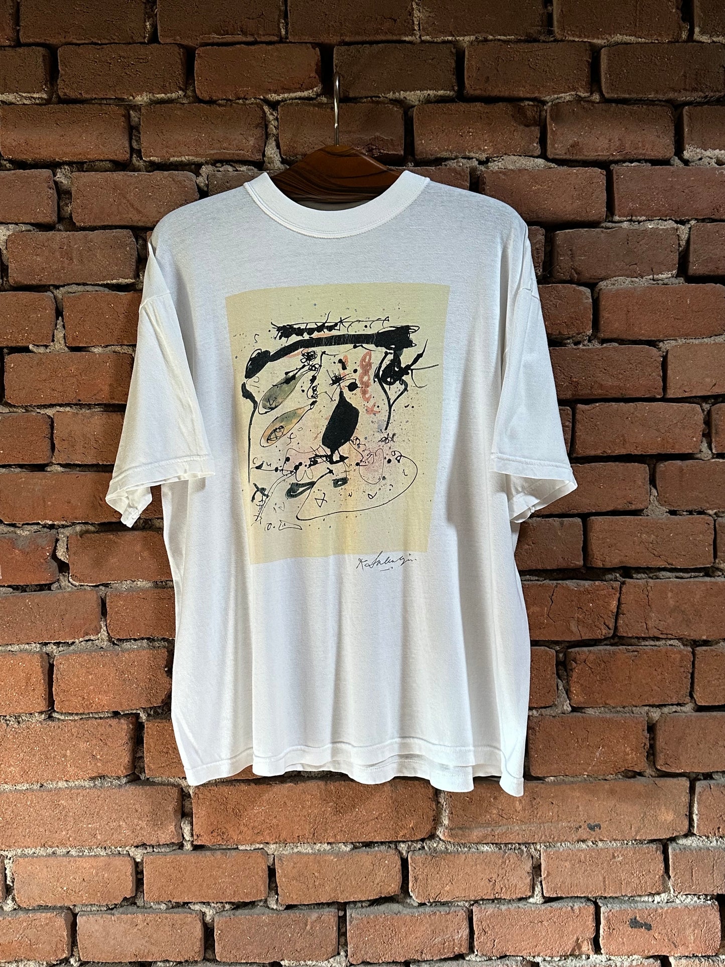 1990s Unknown art tee - XL
