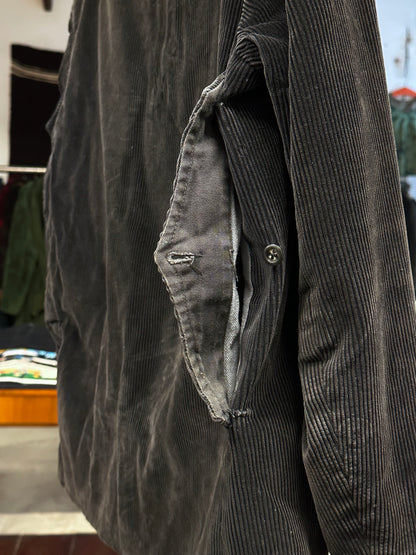 50's 60's 50年代 60年代 Hunting Jacket Made in France French vintage フレンチヴィンテージ Toto Praha 古着屋 プラハ Prague Vintage store Vintage clothing ハンティングジャケット フレンチワーク フランス買い付け 古着 ユーロ古着 ヨーロッパ古着 フランス古着 古着卸 Black corduroy コーデュロイ 黒