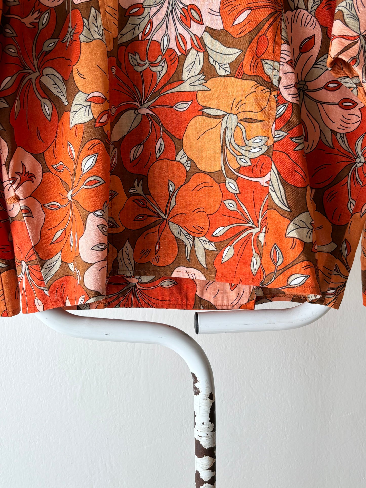 energetic flower shirt jacket