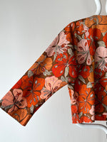 energetic flower shirt jacket