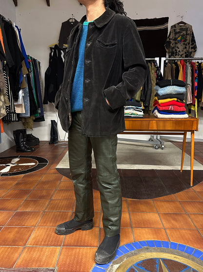 50's 60's 50年代 60年代 Hunting Jacket Made in France French vintage フレンチヴィンテージ Toto Praha 古着屋 プラハ Prague Vintage store Vintage clothing ハンティングジャケット フレンチワーク フランス買い付け 古着 ユーロ古着 ヨーロッパ古着 フランス古着 古着卸 Black corduroy コーデュロイ 黒