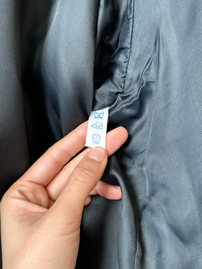 1980s VEB plaid wool coat