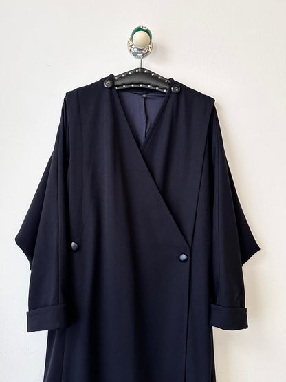 super cool wool coat with detachable hood