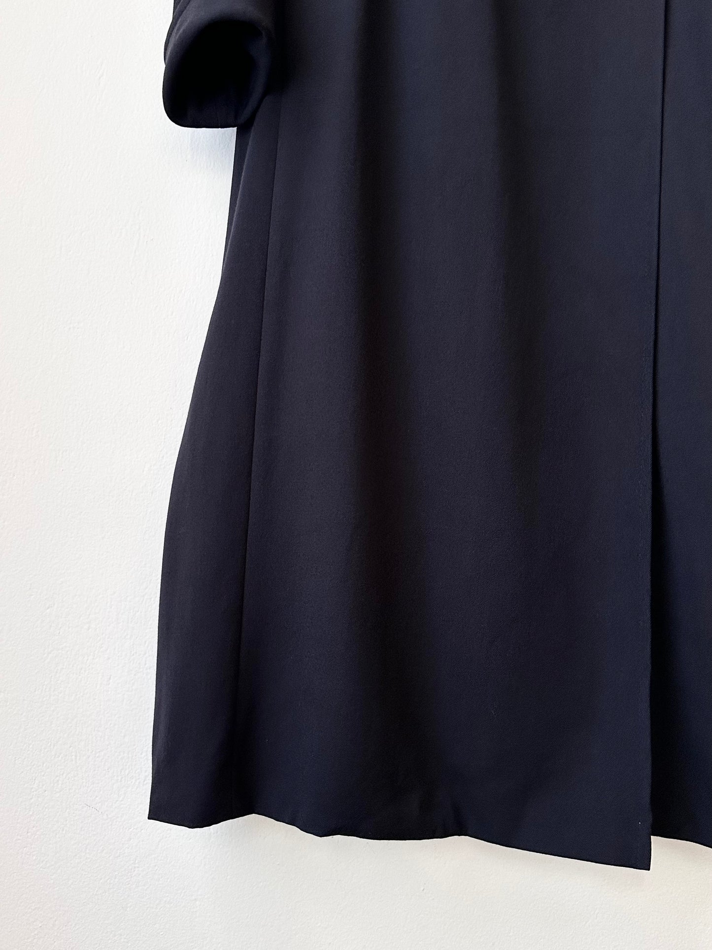 super cool wool coat with detachable hood