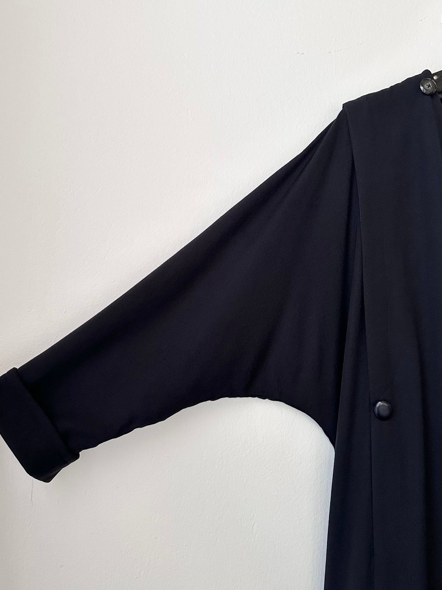 super cool wool coat with detachable hood