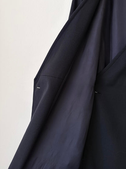 super cool wool coat with detachable hood