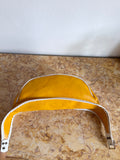 pvc yellow belt bag