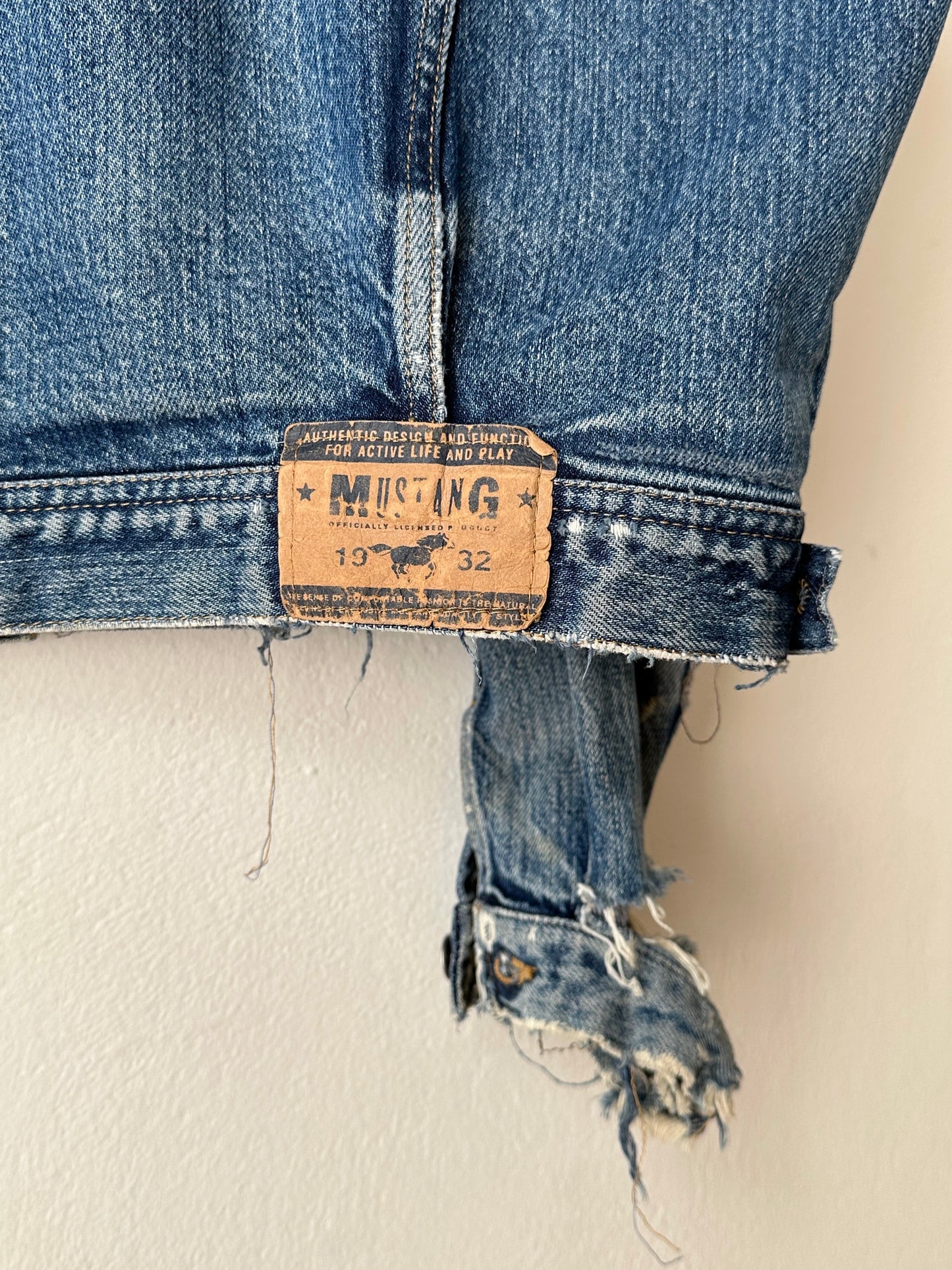 Distressed Denim Jacket