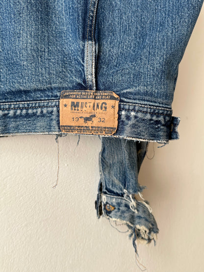 Distressed Denim Jacket