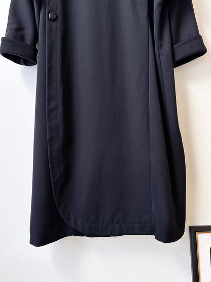 super cool wool coat with detachable hood