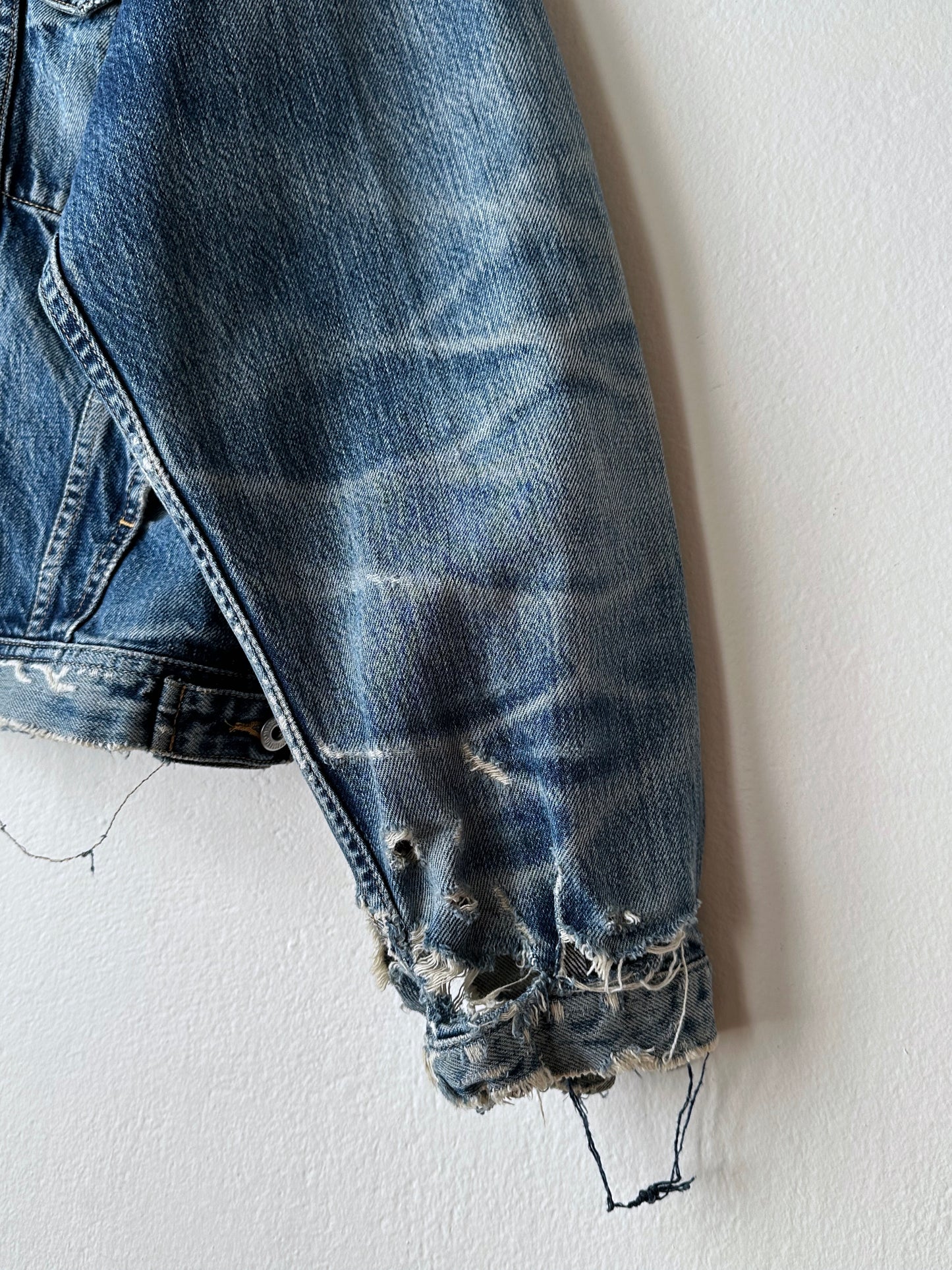 Distressed Denim Jacket