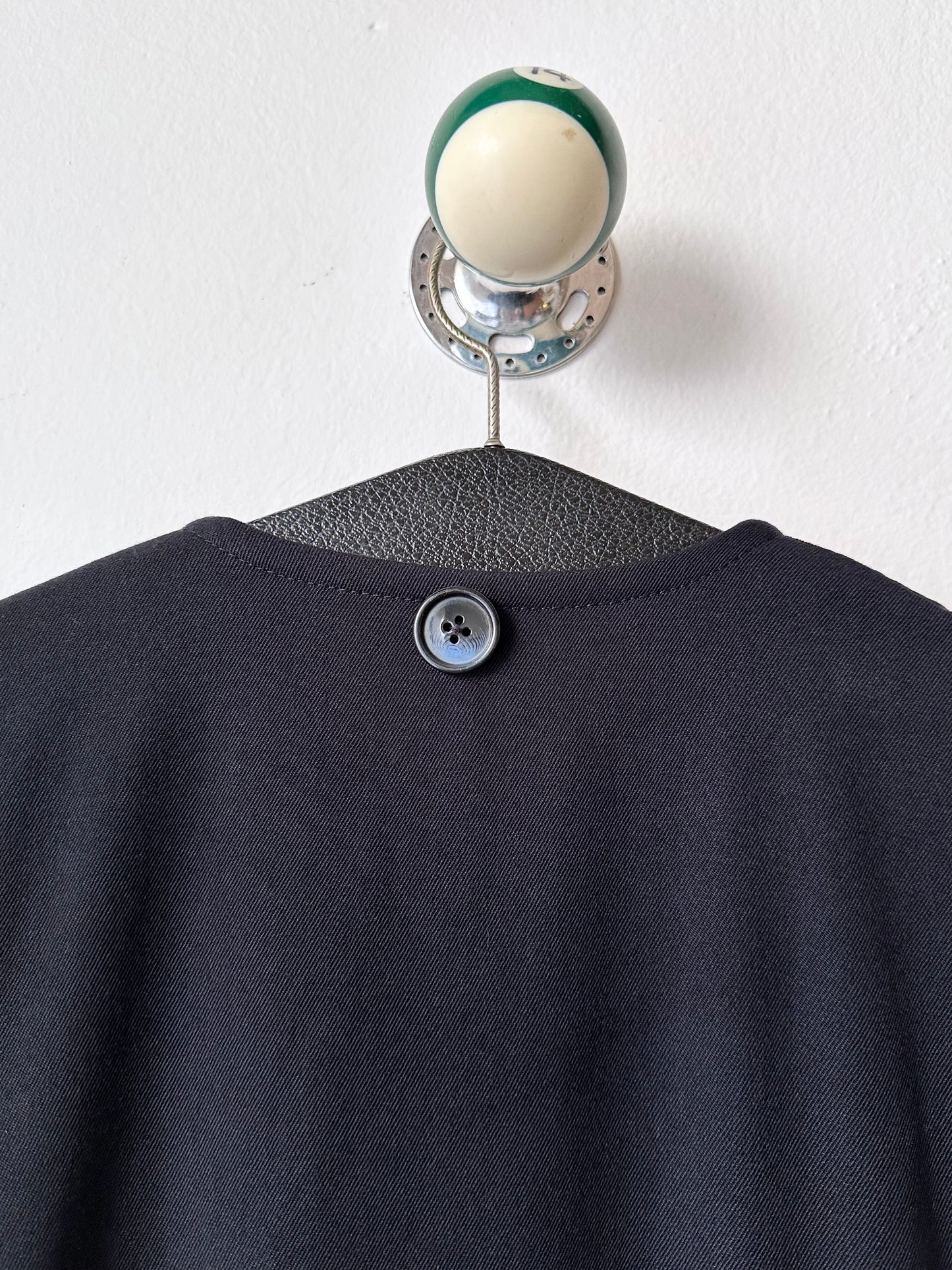 super cool wool coat with detachable hood