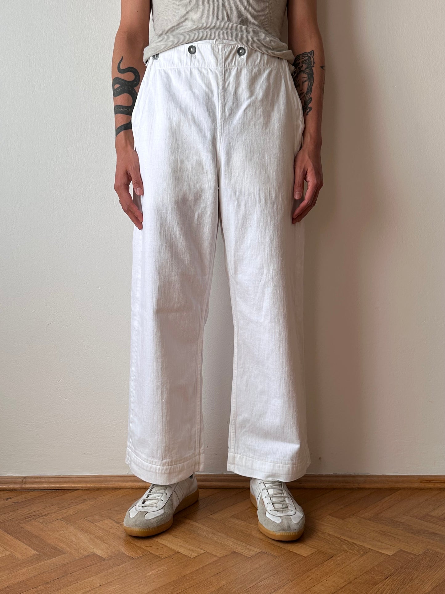40-50s vintage sailor pants, perfect condition