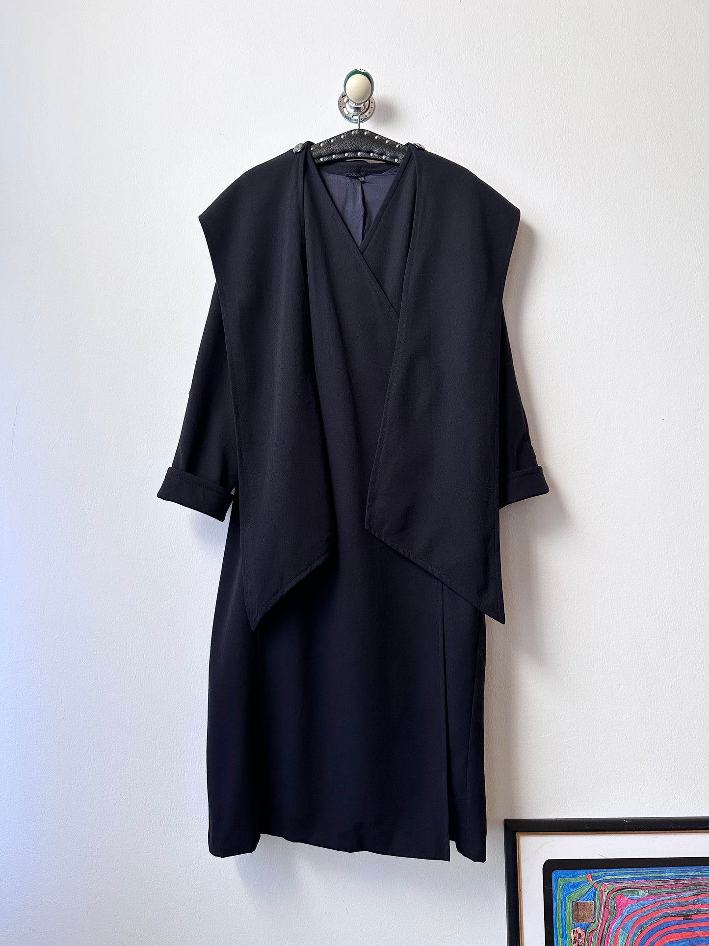 super cool wool coat with detachable hood