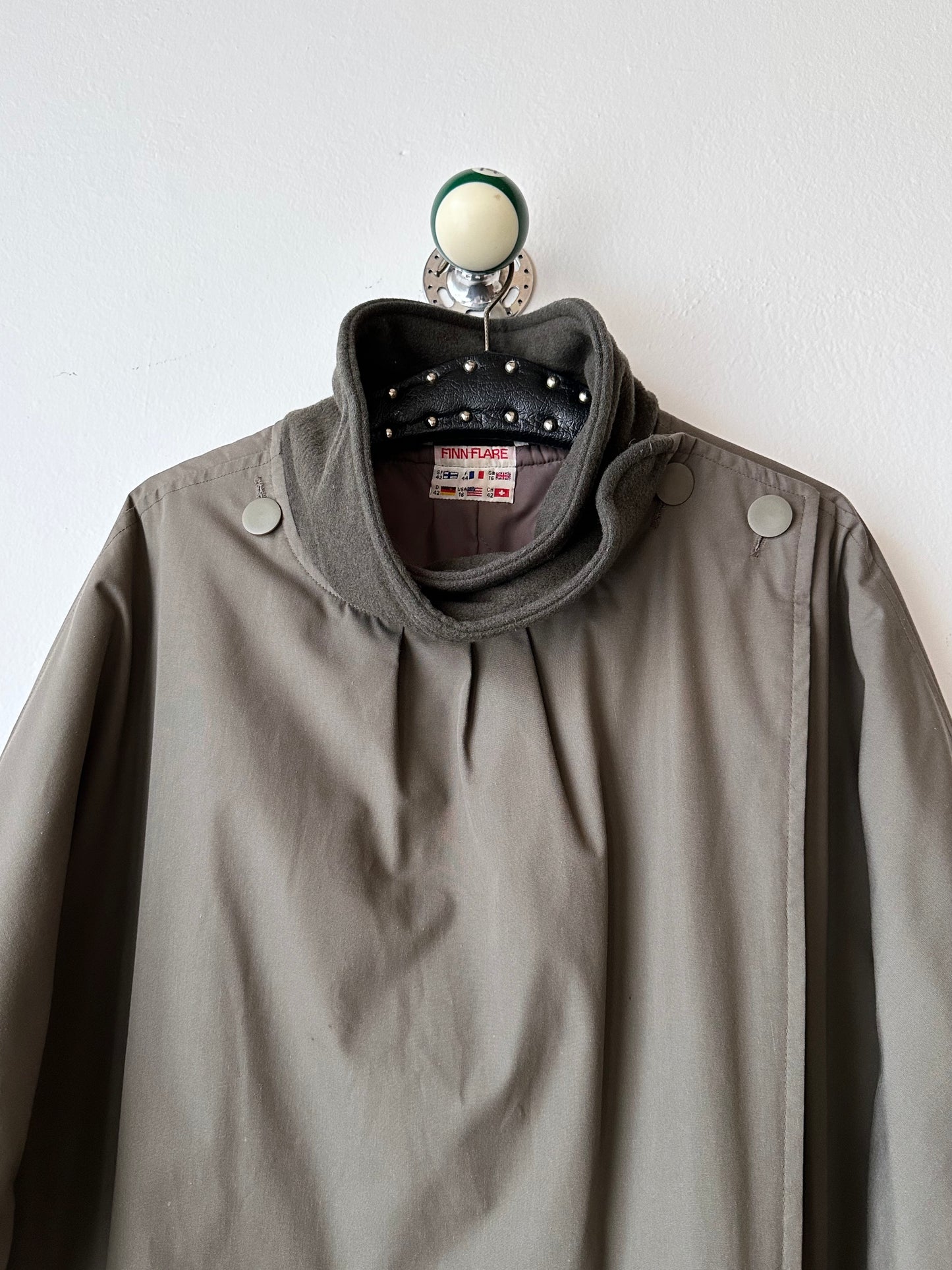 Finnish gray puffer coat