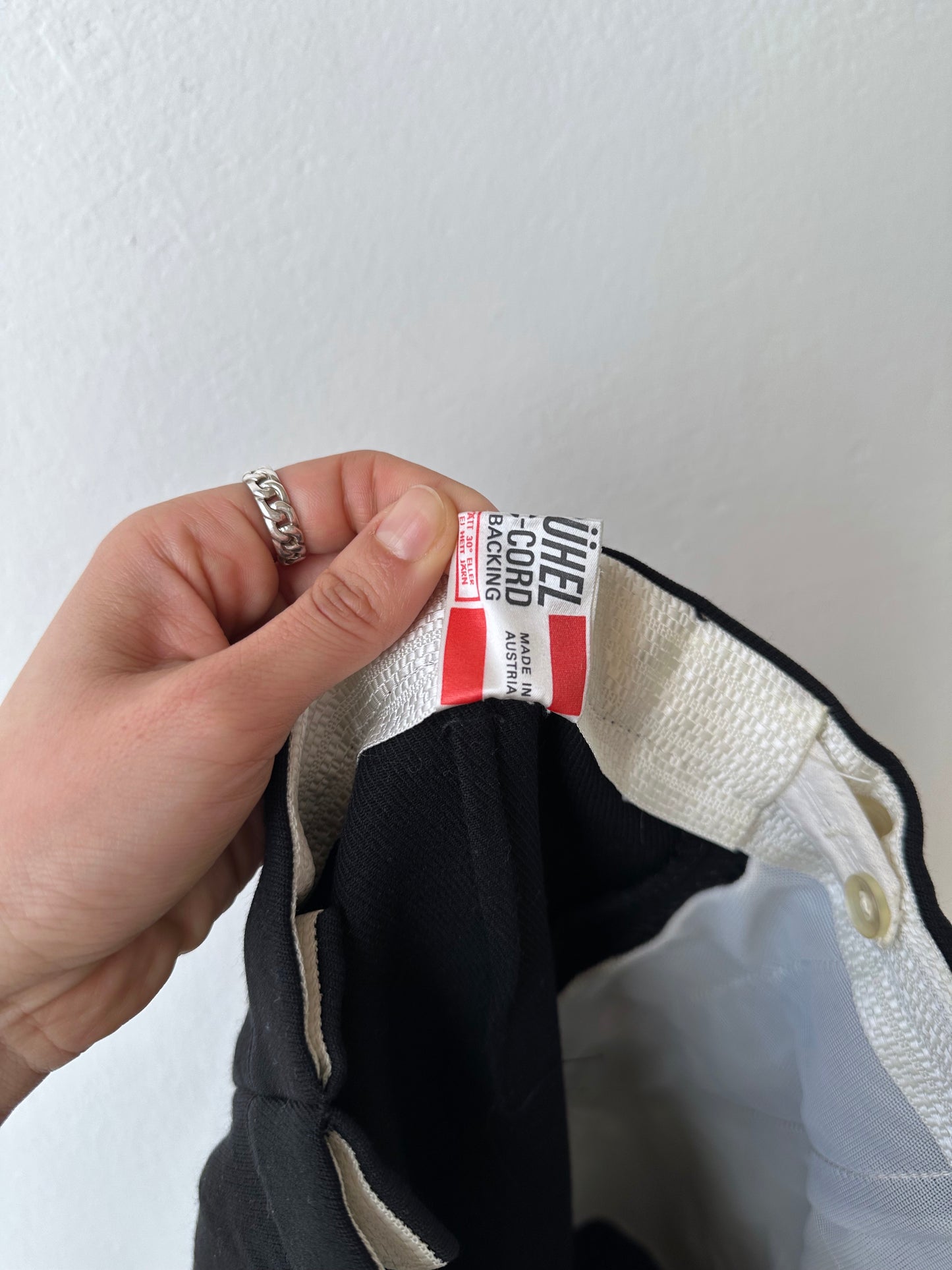 Austrian Black ski trousers - w29