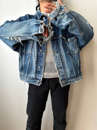 Distressed Denim Jacket
