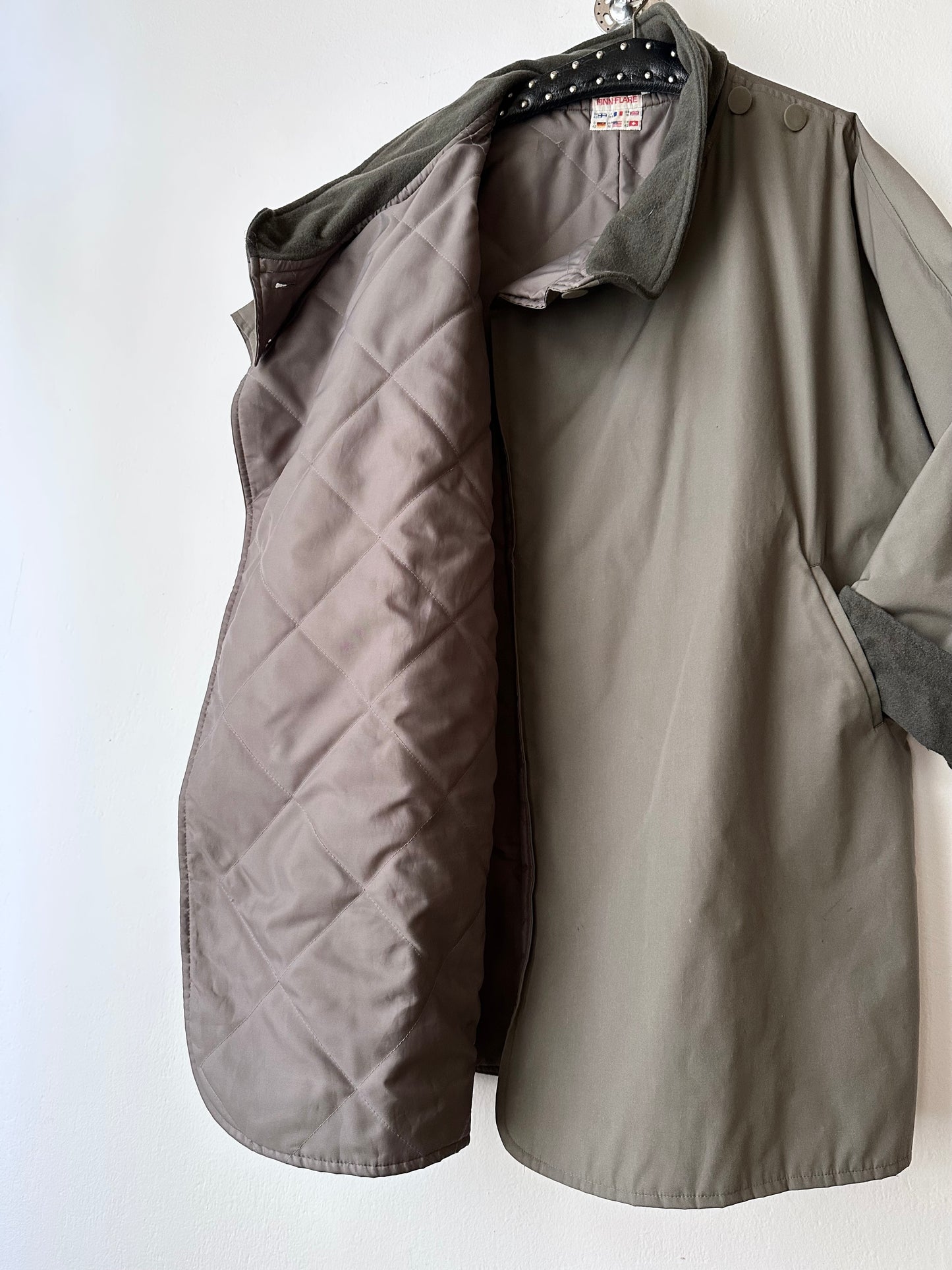 Finnish gray puffer coat