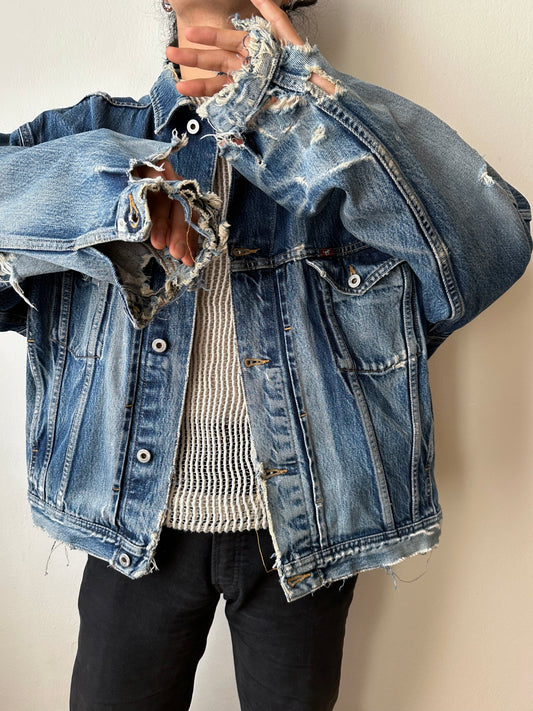 Distressed Denim Jacket