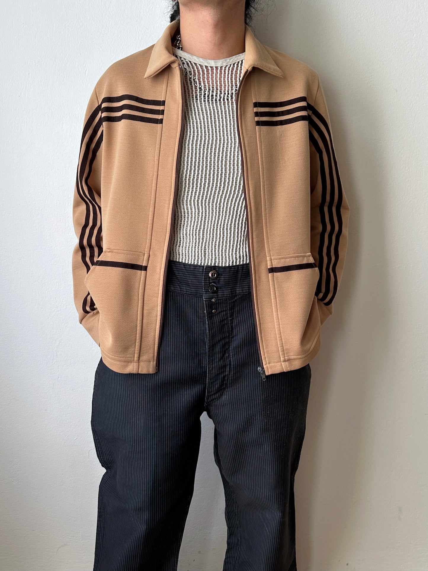 1970's Adidas Schwahn jacket West Germany Vintage 70年代 ガイコツジャージー アディダス Rare レア 西ドイツ製 Toto Praha Vintage clothing shop Antique shop 古着屋 プラハ Showroom appointment Prague ユーロ古着 ヨーロッパ古着 古着卸