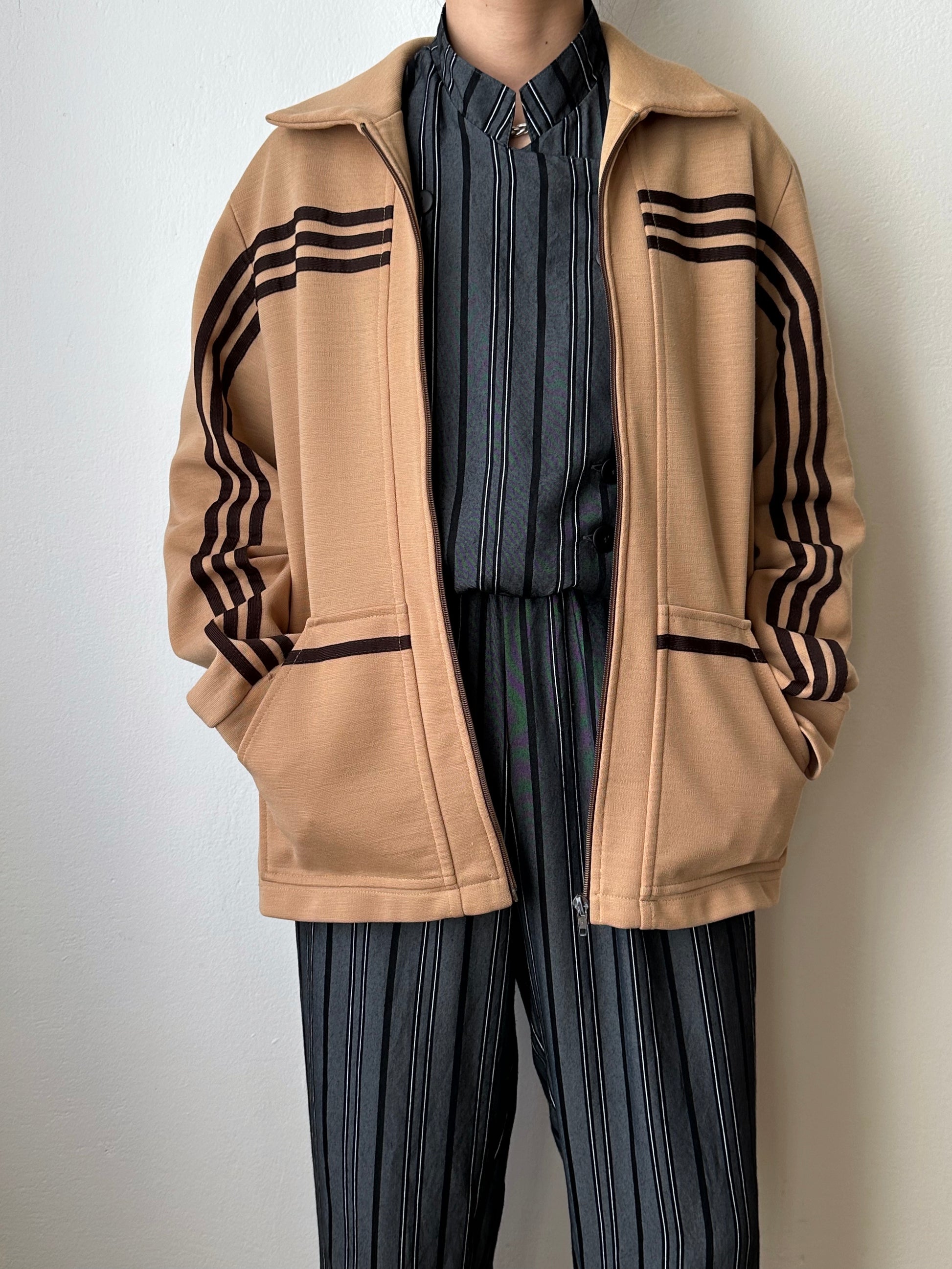1970's Adidas Schwahn jacket West Germany Vintage 70年代 ガイコツジャージー アディダス Rare レア 西ドイツ製 Toto Praha Vintage clothing shop Antique shop 古着屋 プラハ Showroom appointment Prague ユーロ古着 ヨーロッパ古着 古着卸