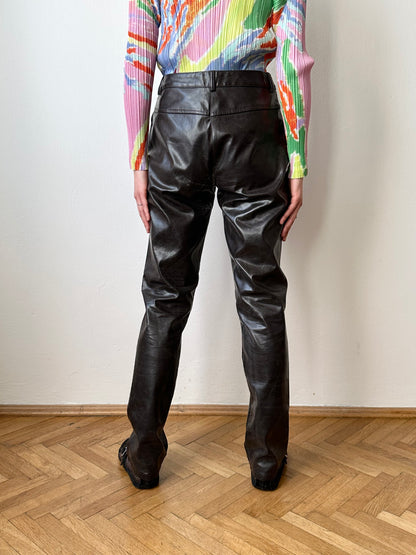 90s Katharine Hamnett coating trouser W29-30