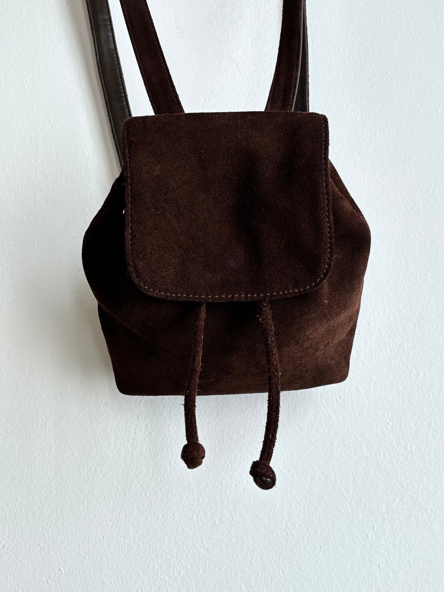 Old GAP suede mini back pack