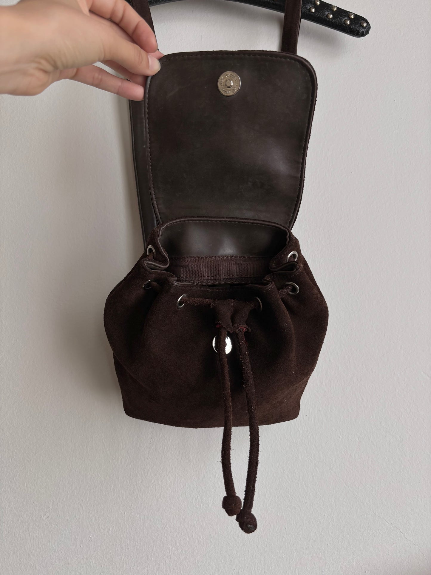 Old GAP suede mini back pack