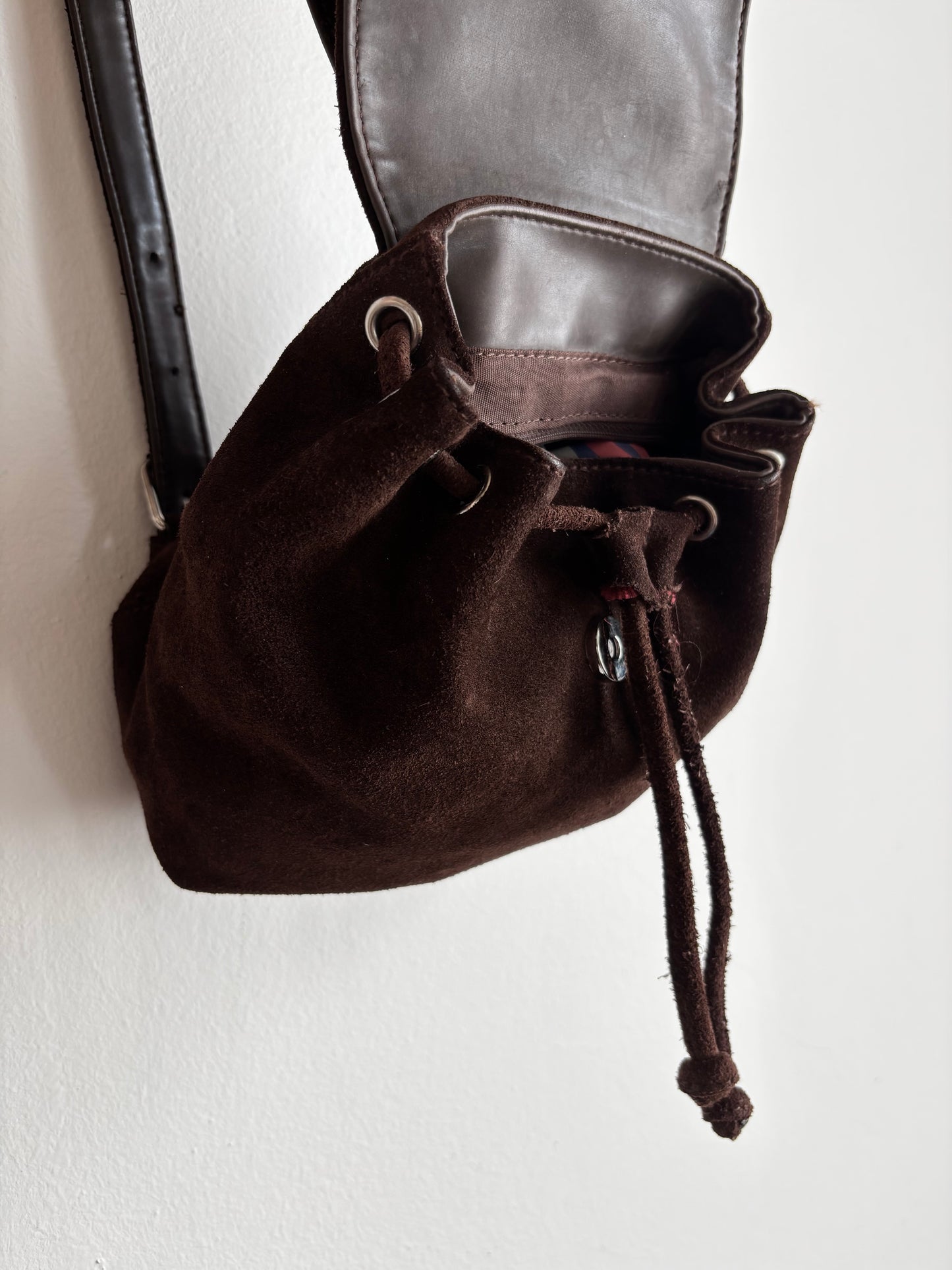 Old GAP suede mini back pack