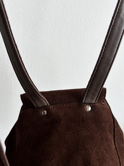 Old GAP suede mini back pack