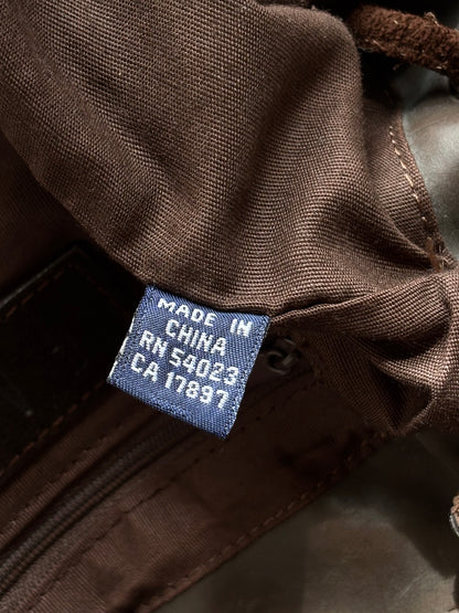 Old GAP suede mini back pack