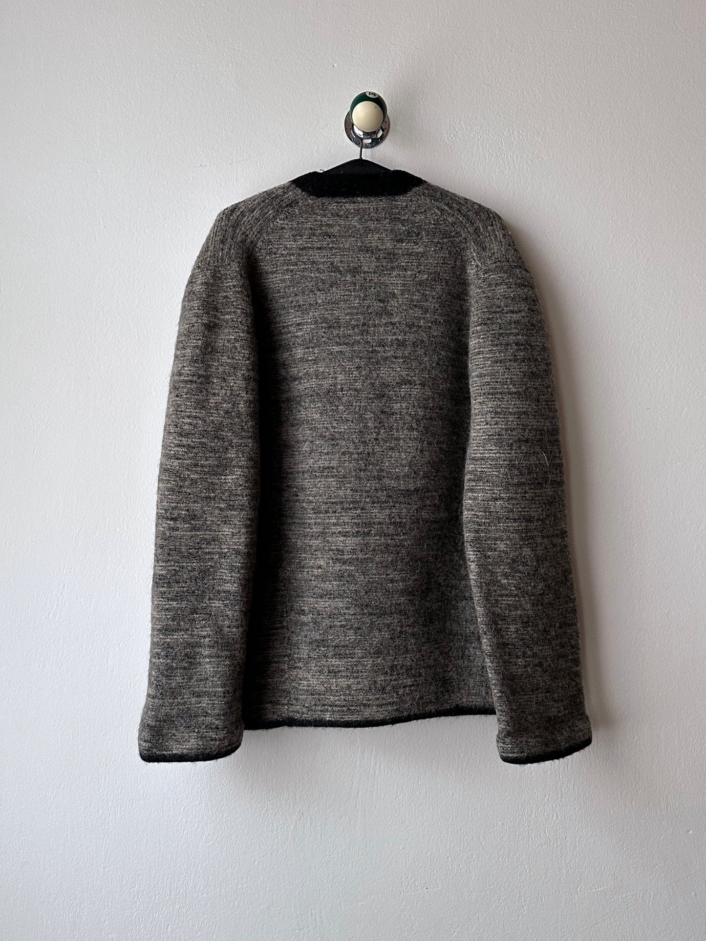 Austrian boiled wool knit jacket