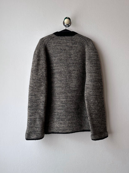 Austrian boiled wool knit jacket