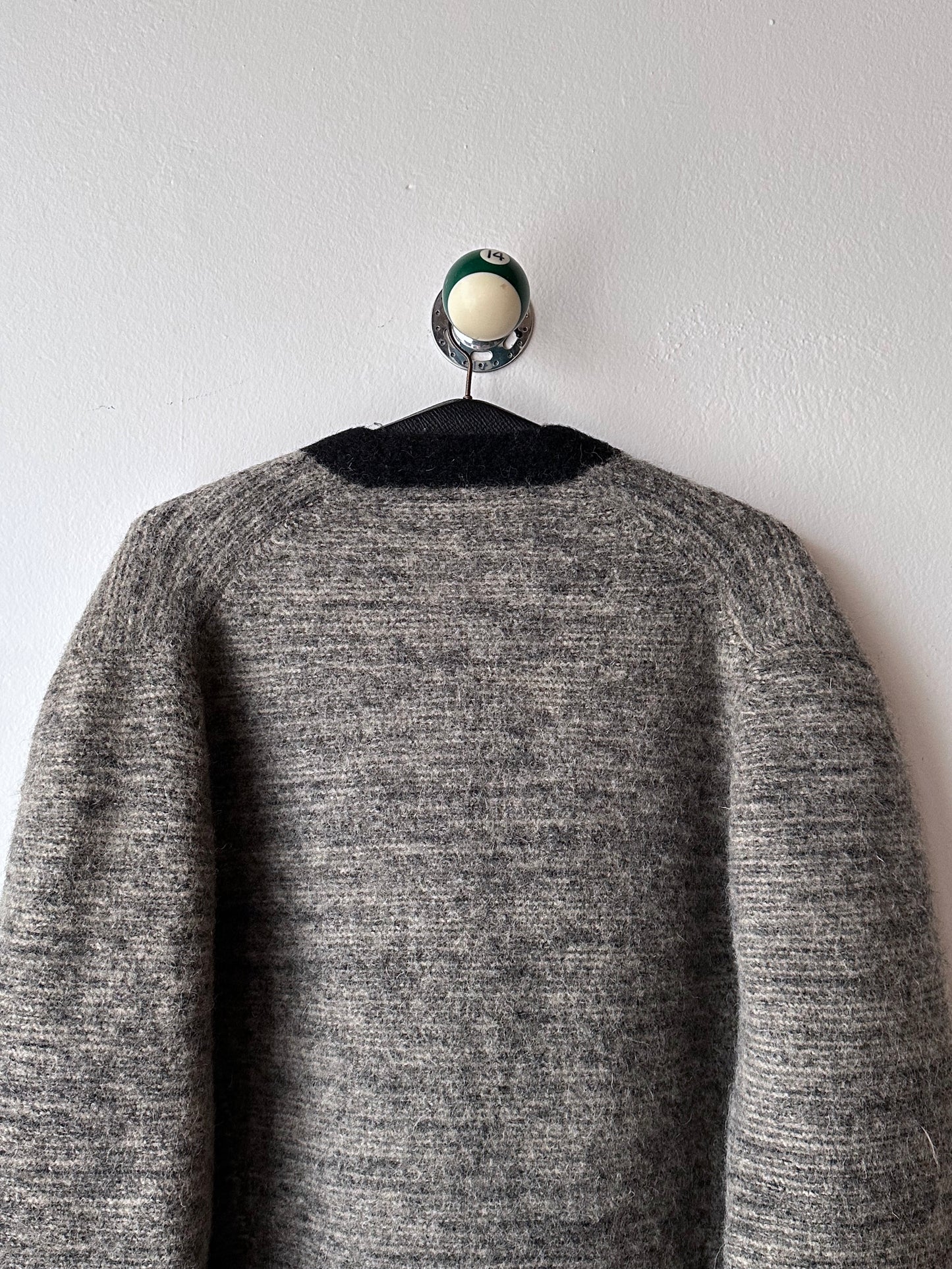 Austrian boiled wool knit jacket