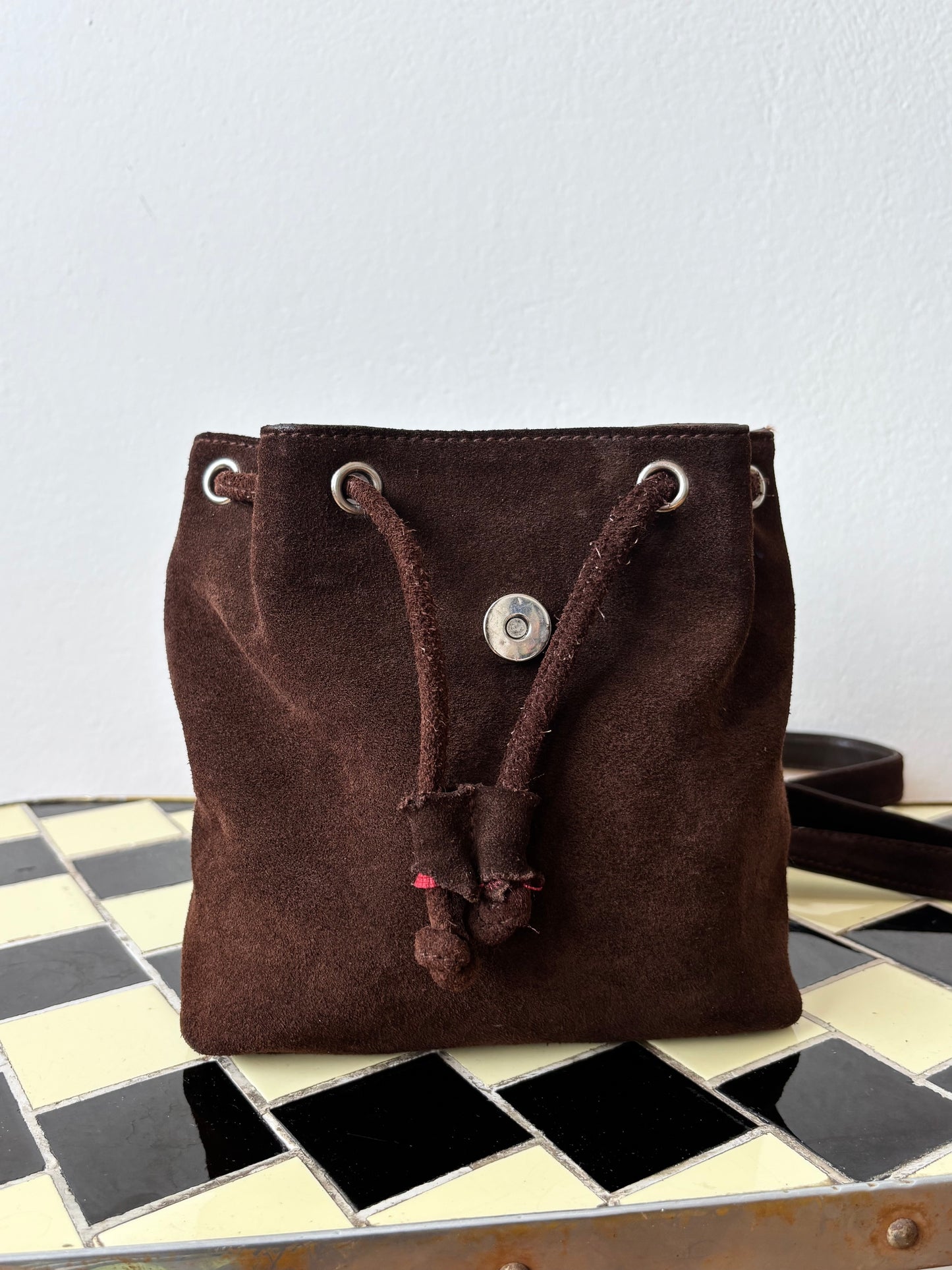 Old GAP suede mini back pack