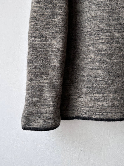 Austrian boiled wool knit jacket