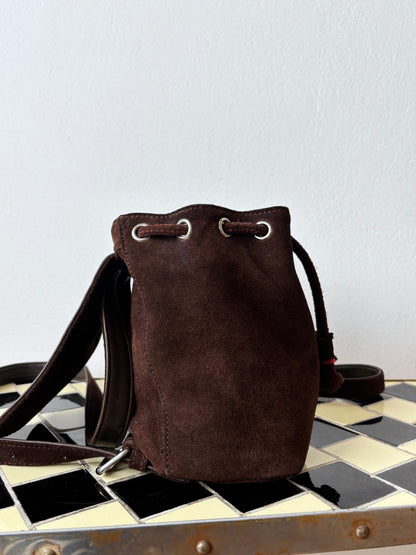 Old GAP suede mini back pack
