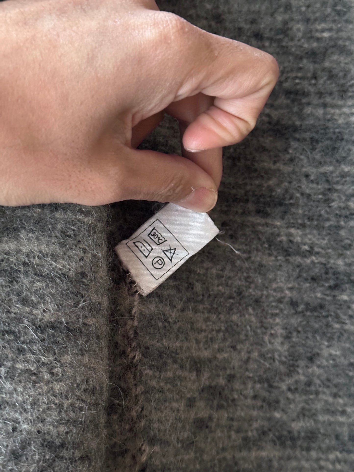 Austrian boiled wool knit jacket