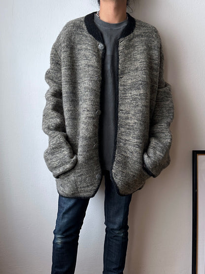 Austrian boiled wool knit jacket