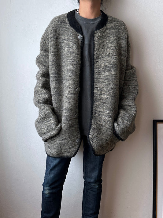 Austrian boiled wool knit jacket