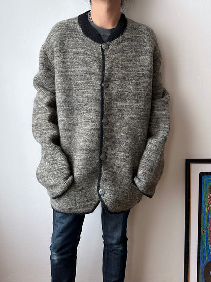 Austrian boiled wool knit jacket