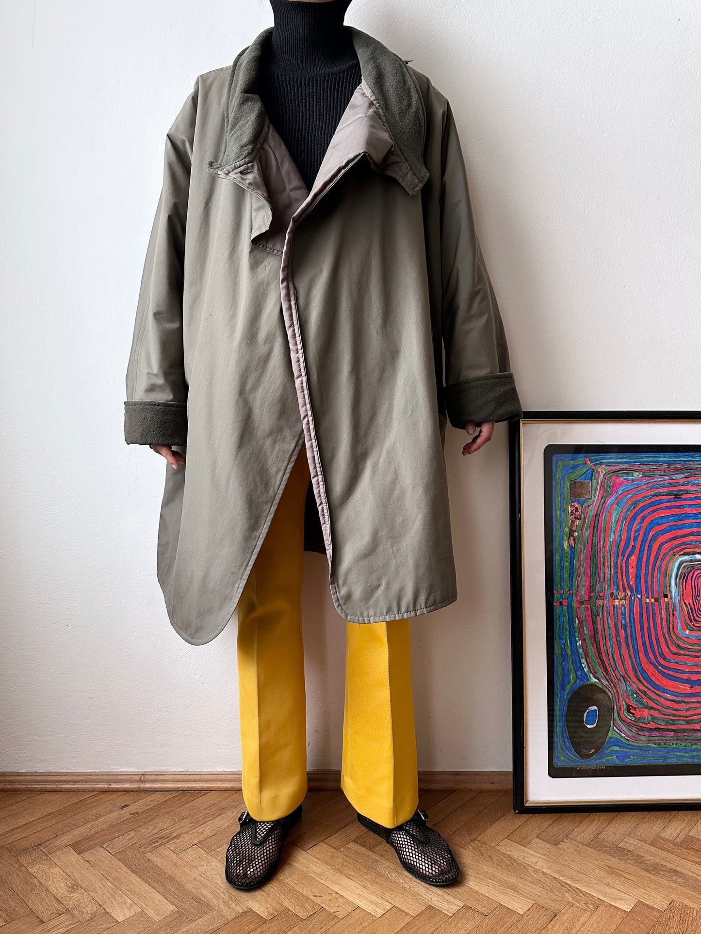 Finnish gray puffer coat